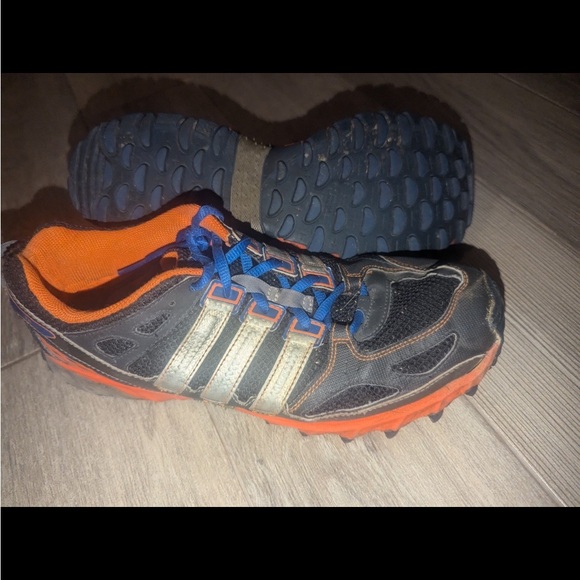 2 lot Men's Shoes Adidas running tennis Under Armour slides memory foam sandals - Picture 2 of 8